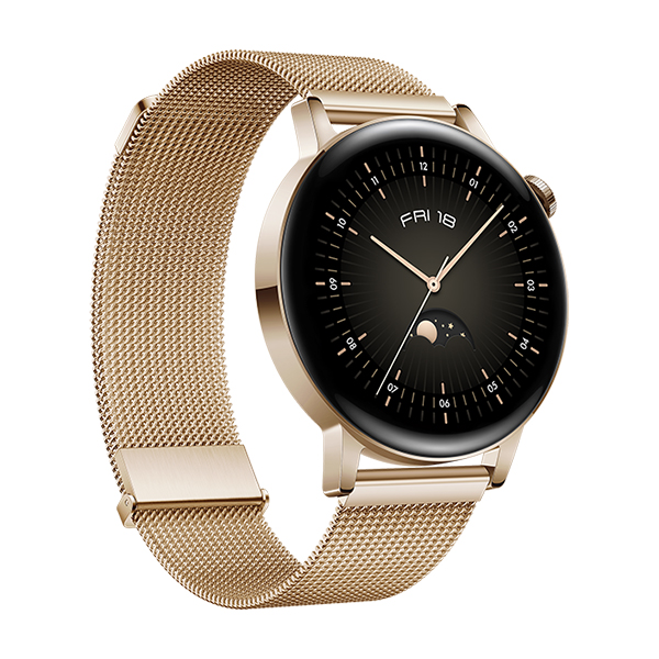 HUAWEI 55027151 Watch GT 3 Elegant Smartwatch, Χρυσό | Huawei| Image 3
