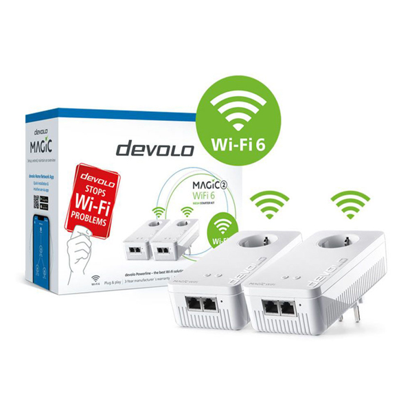 DEVOLO Magic 2 WiFi 6 Mesh Starter Kit 8931 WiFi Router