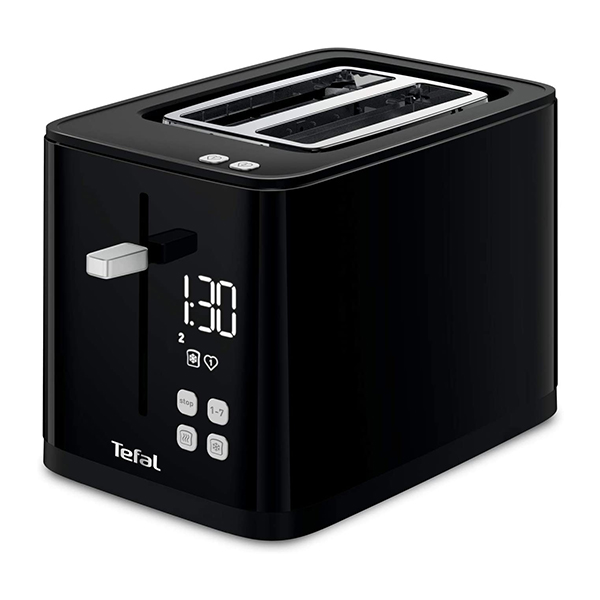 TEFAL TT6408 Smart and Light Toaster, Black