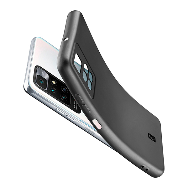 CELLULAR LINE Rubber Case for Xiaomi Redmi 10 Smartphone, Black