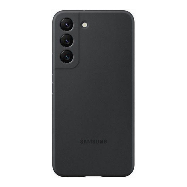 SAMSUNG Silicone Case for Samsung Galaxy S22+ Smartphone, Black