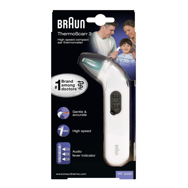 BRAUN IRT3030WE ThermoScan 3 Digital Ear Thermometer | Braun| Image 3