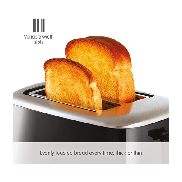 MORPHY RICHARDS 222064 Mr Equip Toaster, Black | Morphy-richards| Image 3