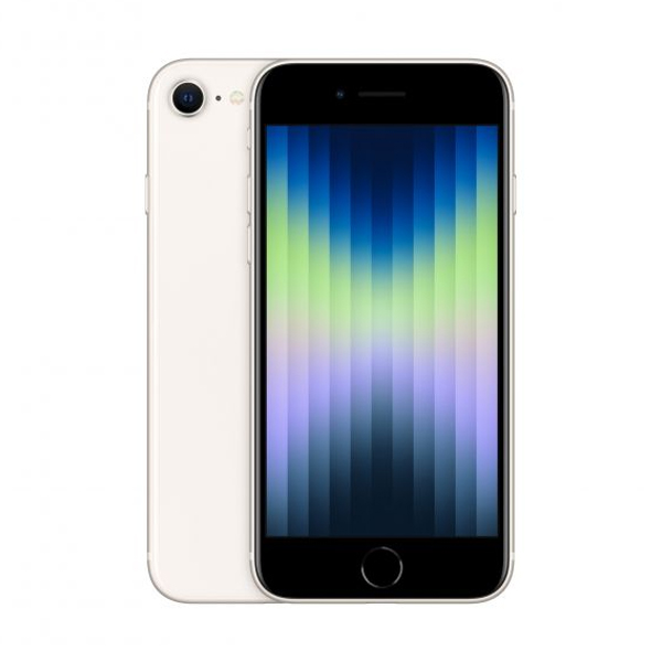 APPLE MMXG3KG/A iPhone SE (2022) 5G Smartphone 64GB, Starlight Άσπρο | Apple| Image 2