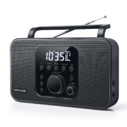 MUSE M-091 R Portable Radio, Black | Muse