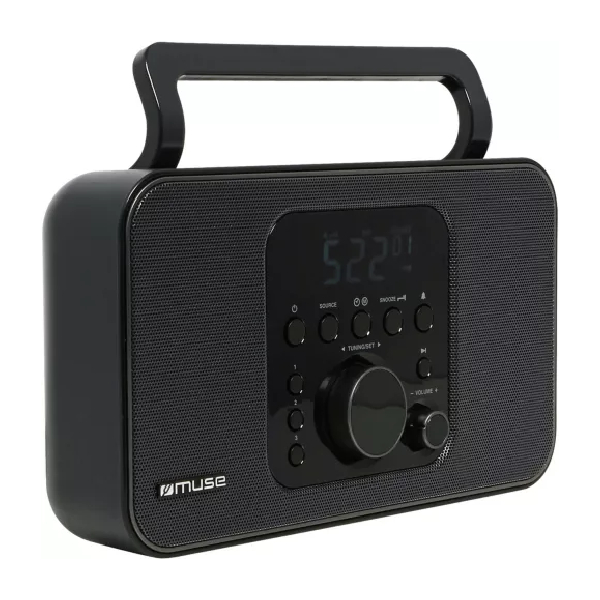 MUSE M-091 R Portable Radio, Black | Muse| Image 2