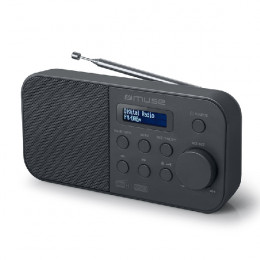 MUSE M-109 DB Portable Radio, Black | Muse