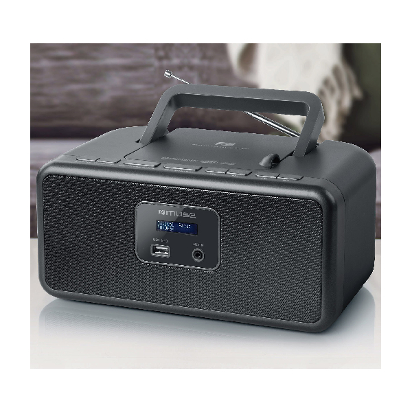 MUSE M-32 DB Portable Radio, Black | Muse| Image 2