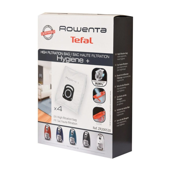 ROWENTA ZR200520 Hygiene+ Vacuum Bags