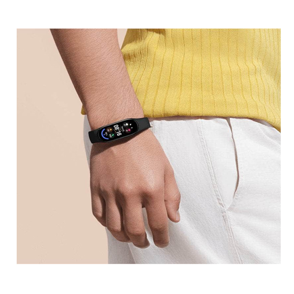 XIAOMI BHR6201GL Strap Silicone for Mi Band 7 Smartwatch, Black | Xiaomi| Image 2