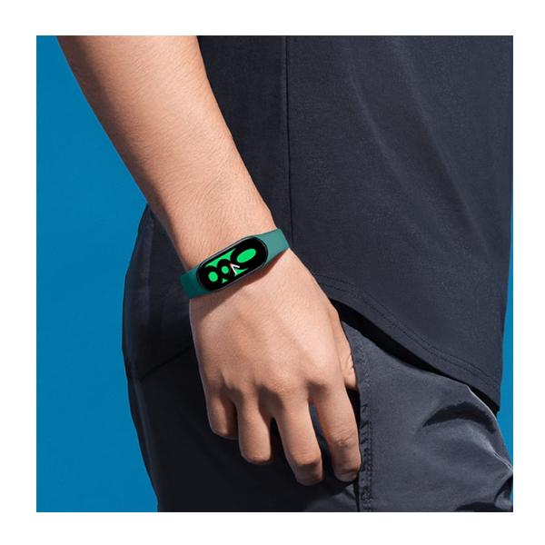 XIAOMI BHR6198GL Λουράκι Σιλικόνης για Mi Band 7 Smartwatch, Πράσινο | Xiaomi| Image 2