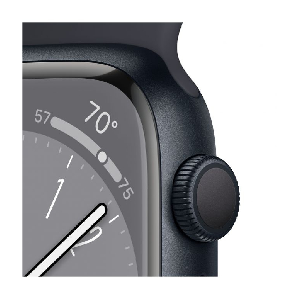 APPLE Watch Series 8 GPS 41mm, Aluminum with Μidnight Sports Band | Apple| Image 3