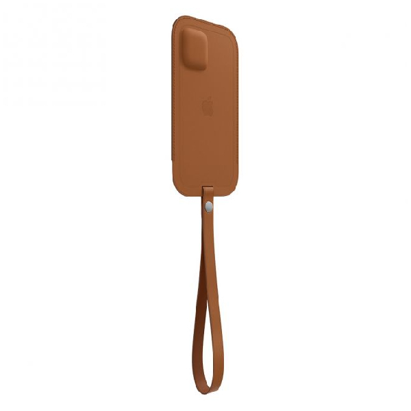 APPLE Leather Sleeve Θήκη με MagSafe για iPhone 12/12 Pro Smartphone, Καφέ | Apple| Image 2