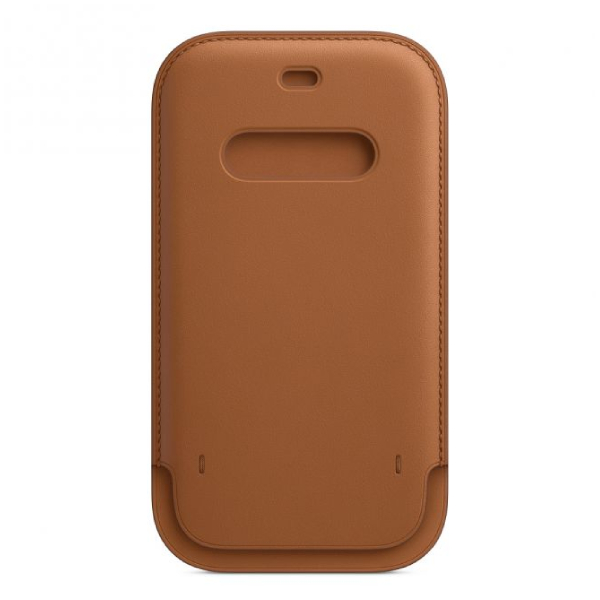 APPLE Leather Sleeve Θήκη με MagSafe για iPhone 12/12 Pro Smartphone, Καφέ | Apple| Image 3