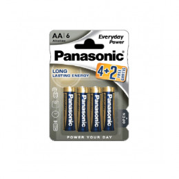 PANASONIC LR6EPS/6BP Everyday Power Μπαταρίες, 4+2 AA | Panasonic