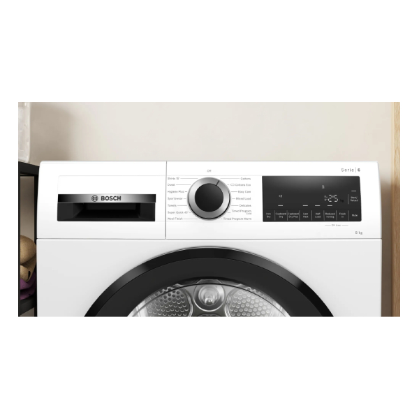 BOSCH WPG23108GB Dryer 8 kg, White | Bosch| Image 2