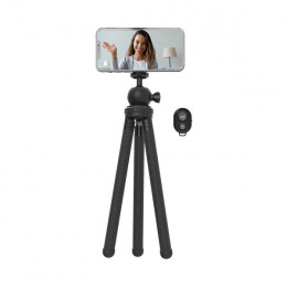 DIGIPOWER TP-UFX400 Flex-Wrap Selfie Stick Τριπόδι, Μαύρο | Western-digital