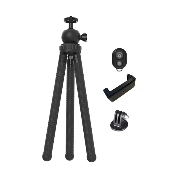 DIGIPOWER TP-UFX400 Flex-Wrap Selfie Stick Τριπόδι, Μαύρο | Western-digital| Image 2
