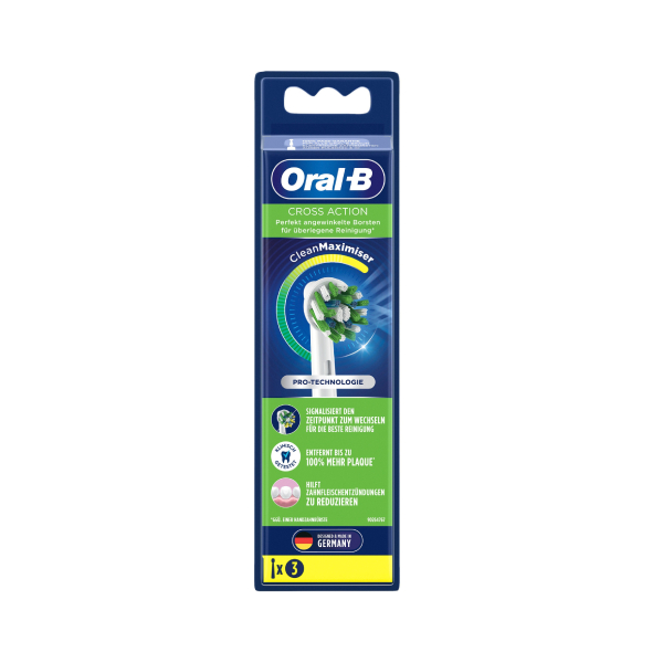 ORAL-B CleanMaximizer Replacement Toothbrush Heads, White, 3 Pieces | Braun| Image 2