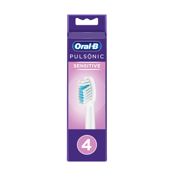 BRAUN ORAL-B Pulsonic Sensitive Replacement Toothbrush Heads, 4 Pieces | Braun| Image 2