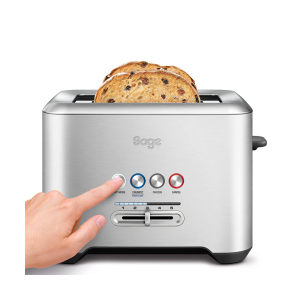 SAGE BTA720UK The Bit More Toaster Τοστιέρα, Ασημί | Sage| Image 2
