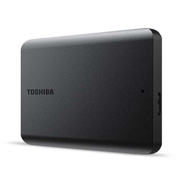 TOSHIBA HDTB510EK3AA Canvio Basics Εξωτερικός Σκληρός Δίσκος 1ΤΒ, Μαύρο | Toshiba| Image 2