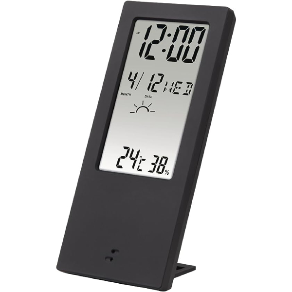 HAMA 186365 Digital Thermometer and Hygrometer, Black