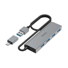 HAMA 00200138 USB Hub, 4 Ports | Hama