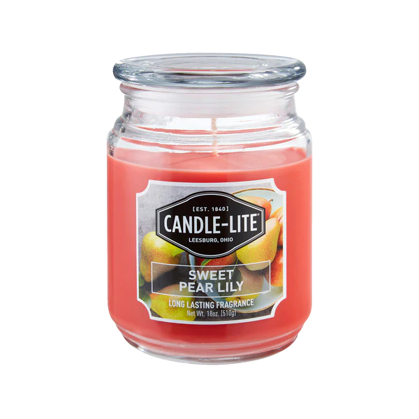 CANDLE-LITE Sweet Pear Lily Αρωματικό Κερί