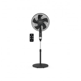 IZZY 224176 Aνεμιστήρας Δαπέδου με Τηλεχειριστήριο 40 cm, Μαύρο | Izzy