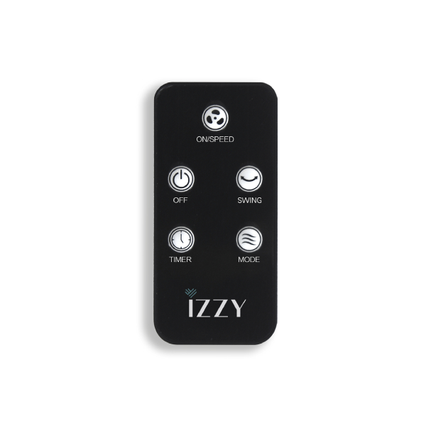 IZZY 224177 Tower Fan With Remote Control 120 cm, Black | Izzy| Image 3