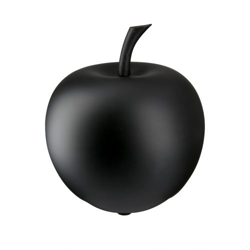 Κεραμικό Διακοσμητικό σε Σχήμα Μήλου, Μαύρο | Gilde
