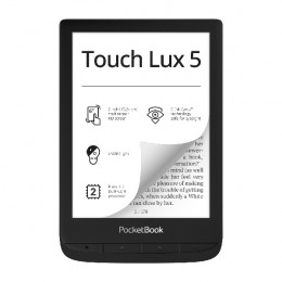 POCKETBOOK PB628-P-WW E-Book Reader Touch Lux 5, Μαύρο | Pocketbook