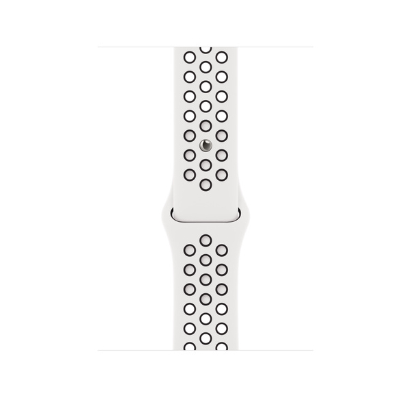 APPLE NIKE Sport Λουράκι για Apple Watch, Άσπρο