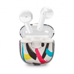 CELLULAR LINE BTMSTWSDRIP1 Music Sound True Wireless Headphones, Colorful | Cellular-line