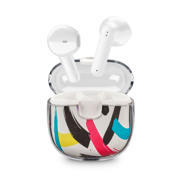 CELLULAR LINE BTMSTWSDRIP1 Music Sound True Wireless Headphones, Colorful