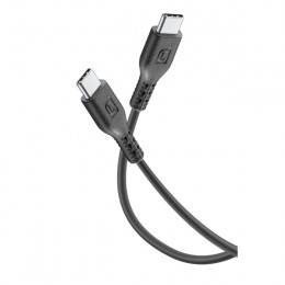 CELLULAR LINE USBDATACUSBC-CK Καλώδιο USB-C σε USB-C 1.2m, Μαύρο | Cellular-line