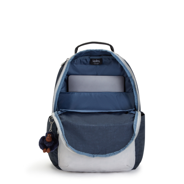 KIPLING KI5140U84 Seoul Backpack, True Blue Grey | Kipling| Image 3