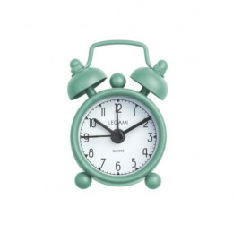 LEGAMI SVE0026 Mini Tick Tock Alarm Clock, Green | Legami