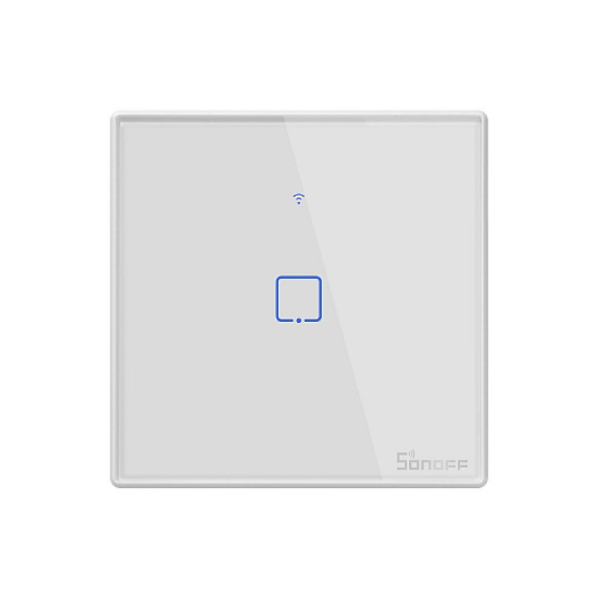 SONOFF T2 UK 1C WiFi Smart Διακόπτης Τοίχου, Άσπρο