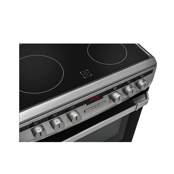 AMICA 6018CE3.333EH(X) Free-Standing Ceramic Cooker, Silver | Amica| Image 2