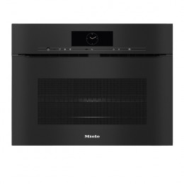 MIELE H7840 BMX Built-In Compact Microwave with Automatic Programmes, Obsidiant Black, 43 lt | Miele