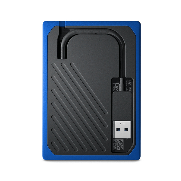WESTERN DIGITAL My Passport Go SSD External Hard Drive 500 GB, Blue | Western-digital| Image 2