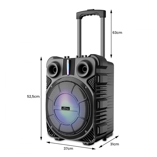 MEDIA-TECH MT3169 Boombox Trolley Wireless Bluetooth Speaker | Other| Image 2