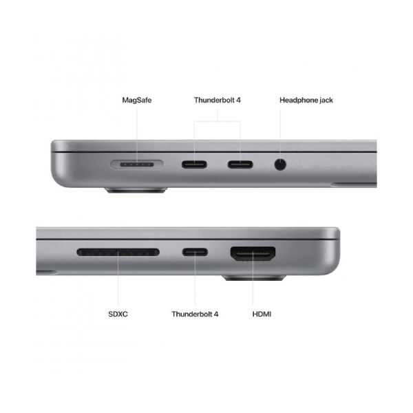 APPLE MPHE3GR/A Macbook Pro, 14", Διαστημικό Γκρίζο | Apple| Image 4