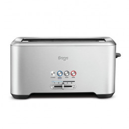 SAGE BTA730UK A Bit More Toaster, Silver | Sage