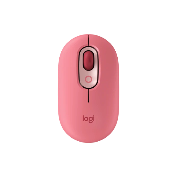 LOGITECH Pop Mouse Wireless Mouse, Pink
