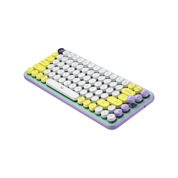 LOGITECH Pop Mechanical Wireless Keyboard, Green/Purple | Logitech| Image 3