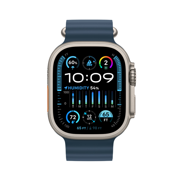 APPLE Smartwatch Ultra 2, Οcean Blue Λουράκι One Size