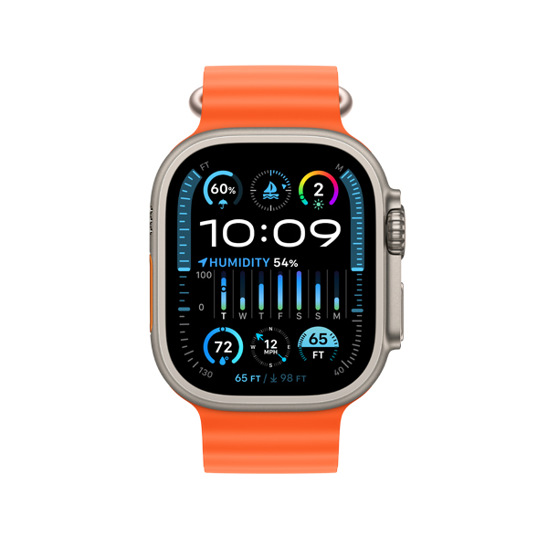 APPLE  Smartwatch Ultra 2, Orange Ocean Band, One Size